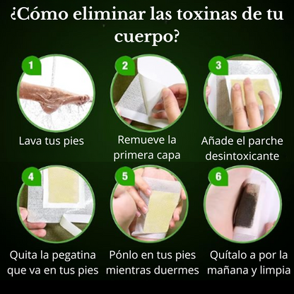 Pack x10 Parches Desintoxicantes de formula natural- CONFORTAID DETOX