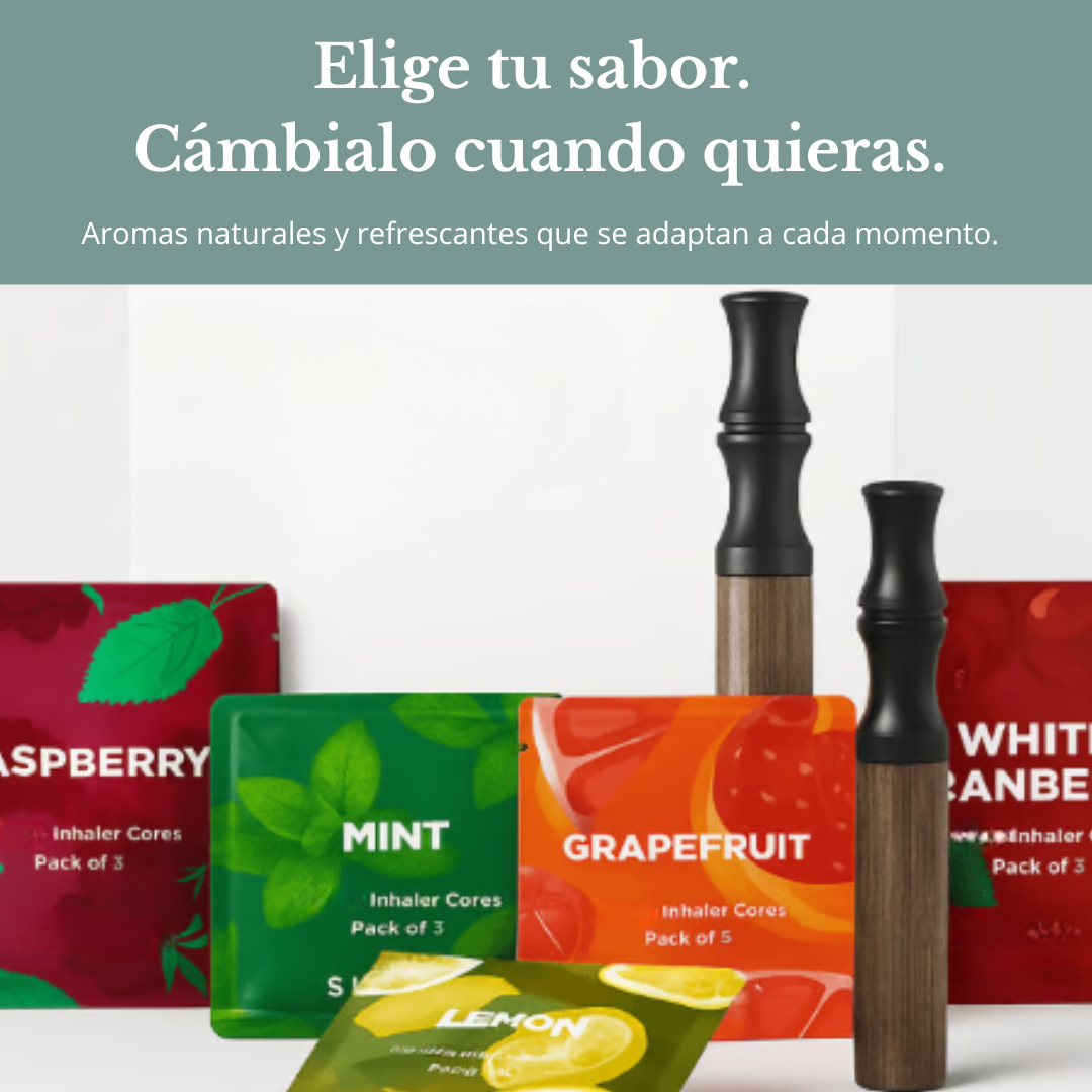 Dejar de Fumar Aunara® | Inhalador + Sabores