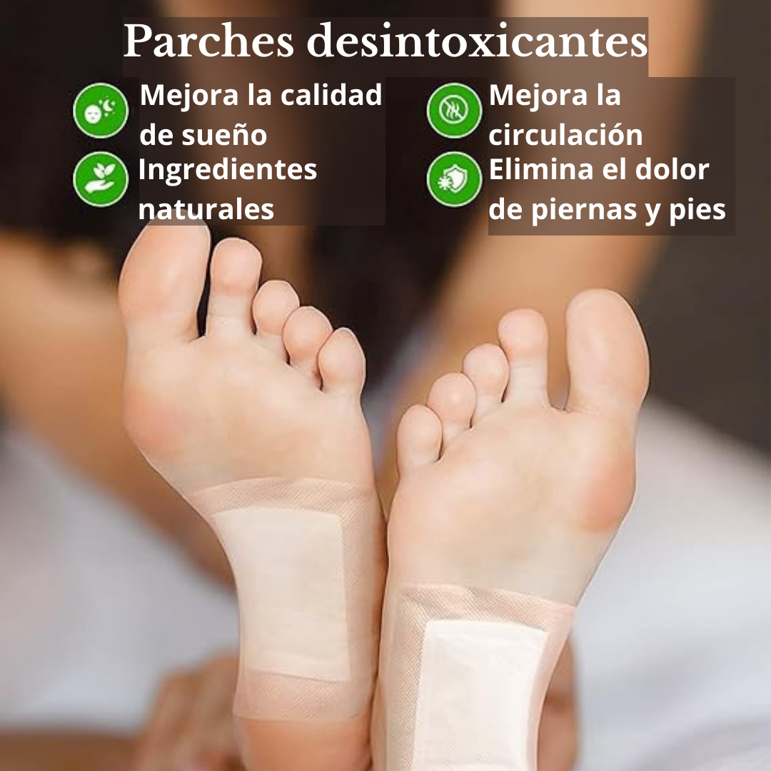 Pack x10 Parches Desintoxicantes de formula natural- CONFORTAID DETOX